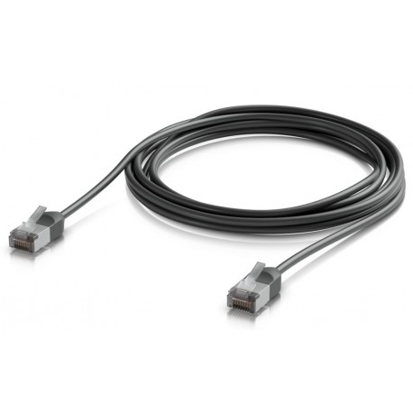 Ubiquiti UniFi Premium Patch Cable Outdoor 3m - Patch kabel, Cat6a, venkovní, černý, 3m