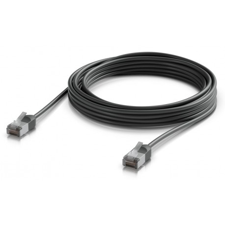 Ubiquiti UniFi Premium Patch Cable Outdoor 5m - Patch kabel, Cat6a, venkovní, černý, 5m