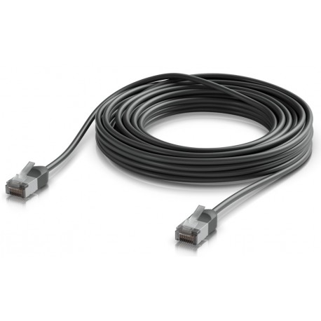 Ubiquiti UniFi Premium Patch Cable Outdoor 8m - Patch kabel, Cat6a, venkovní, černý, 8m