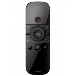 UMAX bezdrátový ovladač Air Mouse M1/ vestavěná klávesnice/ Lion baterie/ hlasová podpora/ USB/ Android/ W10/ Linux