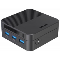 UMAX Mini PC U-Box N15 Plus/ N150/ 8GB/ 256GB SSD/ 2x HDMI/ DP/ 3x USB 3.0/ BT/ Wi-Fi/ 2x LAN/ W11 Pro