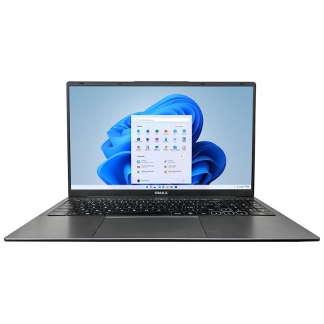 UMAX notebook VisionBook 15WT Plus/ 15,6" IPS/ 1920x1080/ N150/ 8GB/ 256GB SSD/ HDMI/ 2x USB 3.2/ W11 Pro/ šedý