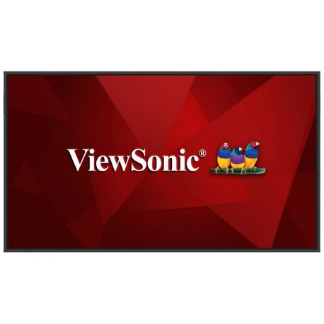 ViewSonic 75"DLED Prezentační Display,3840x2160,500nits,24/7,1200:1,HDMI,USB-C,VGA,RS232,RJ45,USB-ASpeaker10Wx2,Black