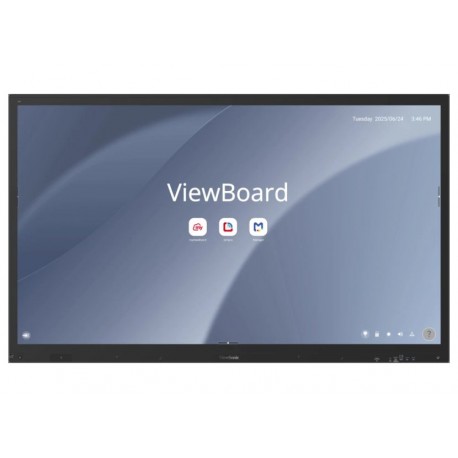 ViewSonic Flat Touch Display IFP6563-1C/65"  4K UHD,50 multi-point PCAP,9H,450nits, 16G RAM/128G,HDMI,DP,USB,RJ45, RS232