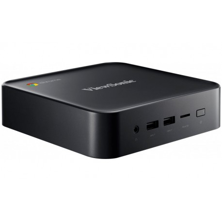 Viewsonic Chromebox, Intel Celeron 5205U, Chrome OS, 64GB ROM/8GB RAM,HDMI-out x2, uSD card x1,RJ45 x1, USB black