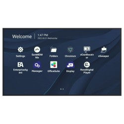 ViewSonic Prezentační Display CDE8630/86"/24-7 LCD/3840x2160/8ms/450cd/HDMI x 3/USB A x 2/USB-C/RJ45/RS232/repro/Android