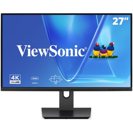 ViewSonic VG2719U-4K 27" UHD Frameless IPS Monitor with 2 HDMI, DP ,USB type C,USB, dual speakers, ergonomický stojan
