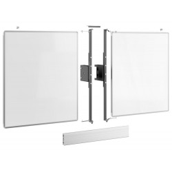 Vogels Postranní tabule 75" pro lifty RISE 200x a 4xxx, bílá keramika pro psaní fixem, magnetický zámek