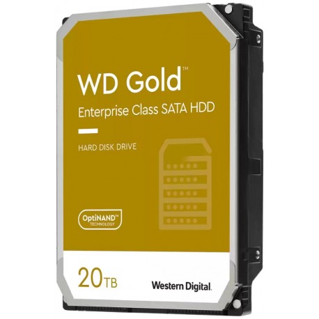 WD GOLD 20TB / WD202KRYZ / SATA 6Gb/s / Interní / 3,5" / 512MB