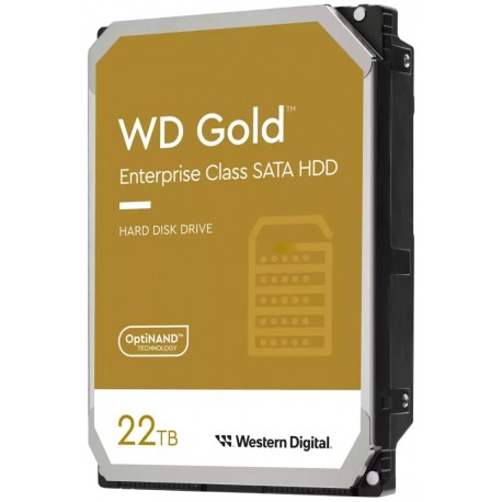 WD GOLD 22TB / WD221KRYZ / SATA III/  Interní 3,5"/ 7200rpm / 512MB