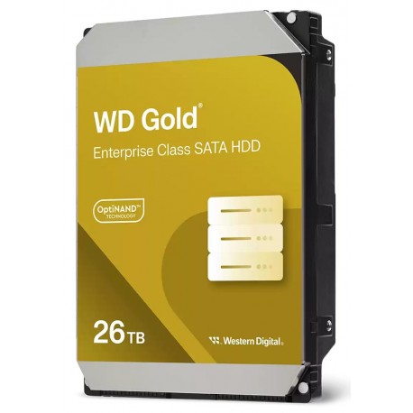 WD GOLD 26TB / WD261KRYZ / SATA 6Gb/s / Interní 3,5" / 7200rpm / 512MB
