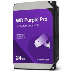 WD PURPLE PRO 24TB / WD241PURP / SATA 6Gb/s / Interní 3,5"/ 7200 rpm / 512MB