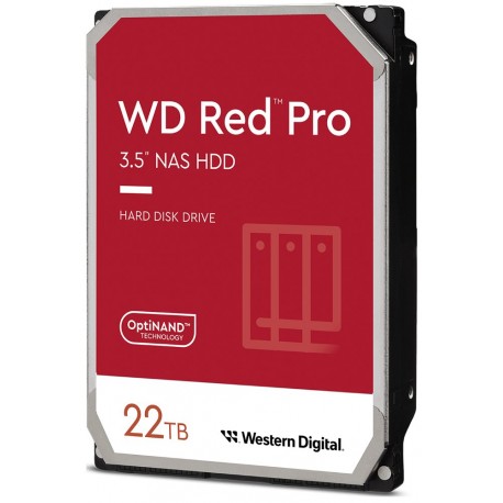 WD RED PRO 22TB / WD221KFGX / SATA III/  Interní 3,5"/ 7200rpm / 512MB