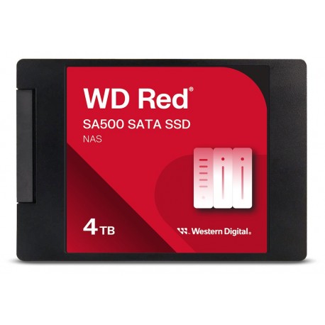 WD RED SSD SA500 4TB Powered by SANDISK / Interní / 2,5" / SATAIII / 3D NAND