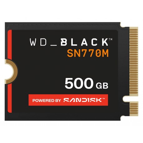 WD SSD Black SN770M 500GB Powered by SANDISK / NVMe M.2 PCIe Gen4 / Interní / M.2 2230