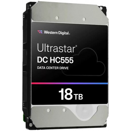 WD Ultrastar DC HC555 18TB / 0B48723 / SATA 6Gb/s / Interní / 3,5" / 7200rpm / 512MB