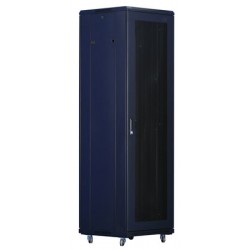 XtendLan 42U/800x1200 stojanový, černý, perforované dveře a záda