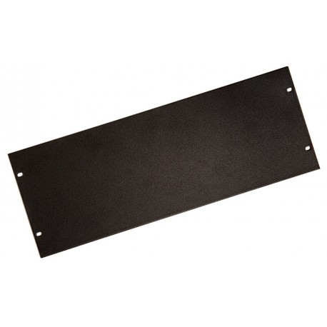 XtendLan 4U záslepka 19", černá, kovová