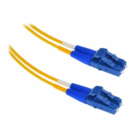 XtendLan FO patch LC-LC 0.5m 9/125, duplex, ultraflexibilní G.657.A1, LS0H, průměr 2mm, krátký vývod