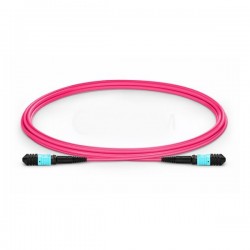 XtendLan FO patch MPO(f)-MPO(f), 2m, OM4, 12/12, kabel kulatý 3mm, křížený (Type B)