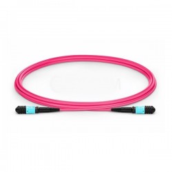XtendLan FO patch MPO(f)-MPO(f), 2m, OM4, 12/12, kabel kulatý 3mm, přímý (Type A)