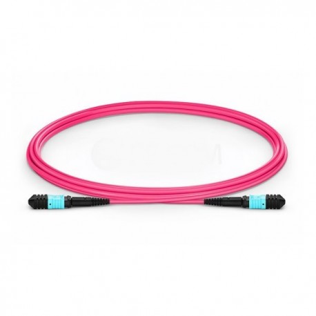 XtendLan FO patch MPO(f)-MPO(f), 2m, OM4, 12/12, kabel kulatý 3mm, přímý (Type A)