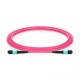 XtendLan FO patch MPO(f)-MPO(f), 3m, OM4, 12/12, kabel kulatý 3mm, přímý (Type A)