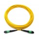 XtendLan FO patch MPO(f)-MPO(f), 3m, OS1, 12/12, kabel kulatý 3mm, křížený (Type B)