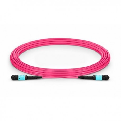XtendLan FO patch MPO(f)-MPO(f), 5m, OM4, 12/12, kabel kulatý 3mm, přímý (Type A)