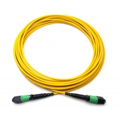 XtendLan FO patch MPO(f)-MPO(f), 5m, OS1, 12/12, kabel kulatý 3mm, přímý (Type A)