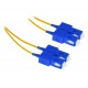 XtendLan FO patch SC-SC 5m 9/125, duplex, ultraflexibilní G.657.A1, LS0H, průměr 2mm, krátký vývod