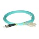 XtendLan FO patch ST-SC 10m 50/125 duplex , OM3, LS0H