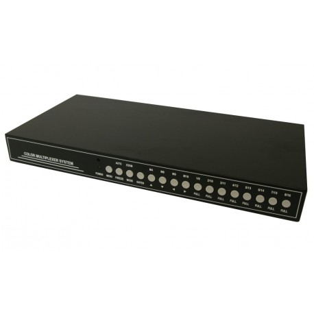 XtendLan Kvadrátor/přepínač vstupů,  16x AHD/TVI na HDMI/VGA/CVBS