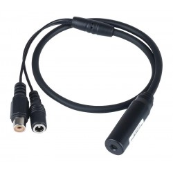 XtendLan Mikrofon, 25cm přívod, RCA a napájecí jack