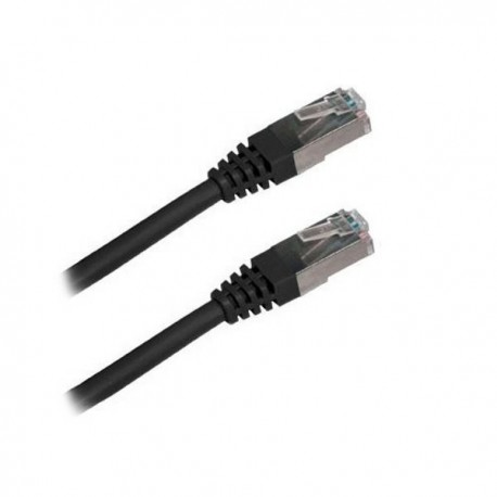 XtendLan Patch kabel Cat 5e FTP 1m - černý