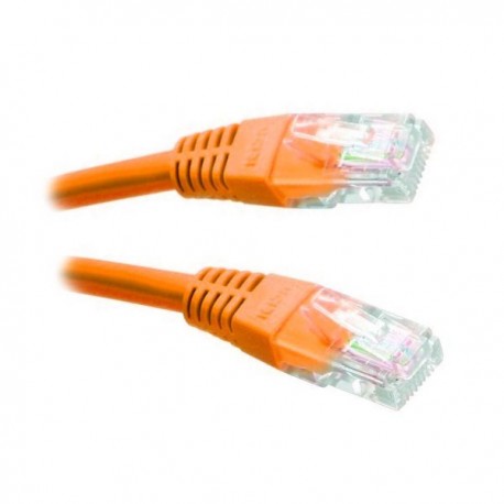 XtendLan Patch kabel Cat 5e UTP 0,5m - oranžový