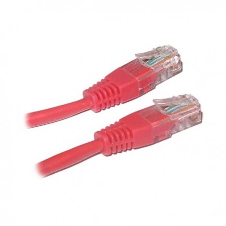 XtendLan Patch kabel Cat 6 UTP 1m - červený