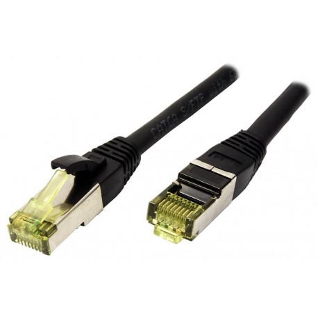 XtendLan Patch kabel Cat 6A SFTP LS0H 2m - černý, PE (venkovní)