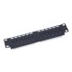 XtendLan Patch panel 10", 12 portů, 1U, Cat5e