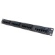 XtendLan Patch panel 19", 24 portů Cat6, 30u Au, 110