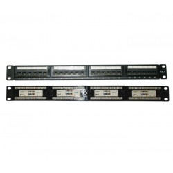 XtendLan Patch panel 19", 24 portů, Cat6, 30u Au, LSA/110