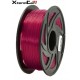 XtendLAN PLA filament 1,75mm průhledný červený 1kg