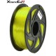 XtendLAN PLA filament 1,75mm průhledný žlutý 1kg