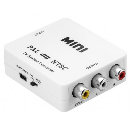 XtendLan Převodník PAL/NTSC/SECAM na PAL/NTSC, nastavení výstupu přepínačem