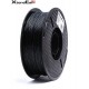 XtendLAN TPU filament 1,75mm průhledný černý 1kg