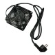 XtendLan Ventilace pro nástěnné rozvaděče, 1 ventilátor,napájecí kabel