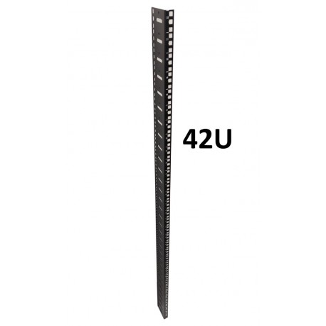 XtendLan Vertikální montážní lišta ECO 42U, pro servery šíře 480mm, černá