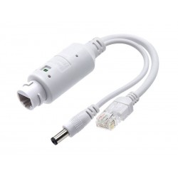 XtendLan XL-POES-12V1-A, PoE splitter 802.3af, 100Mb, stabilizovaných 12V/1A jack, přep. ochrana, mini