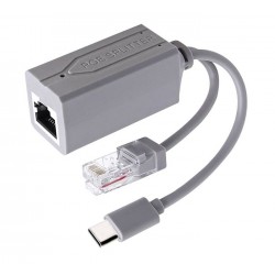 XtendLan XL-POES-5VUC, PoE splitter 802.3af, 100Mb, stabilizovaných 5V/2,4A, výstup USB-C