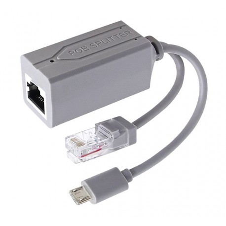 XtendLan XL-POES-5VUM, PoE splitter 802.3af, 100Mb, stabilizovaných 5V/2,4A, výstup micro USB